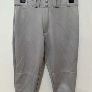 NWT! Easton Girls’ Boys' Rival+ Knicker Grey Baseball & Softball Pants Youth XL
